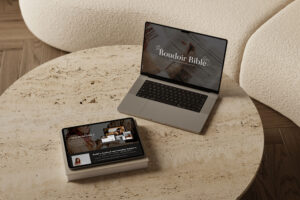 sales page design for boudoir photography course