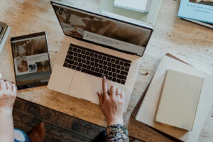 wedding photographer website design