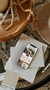 custom showit website